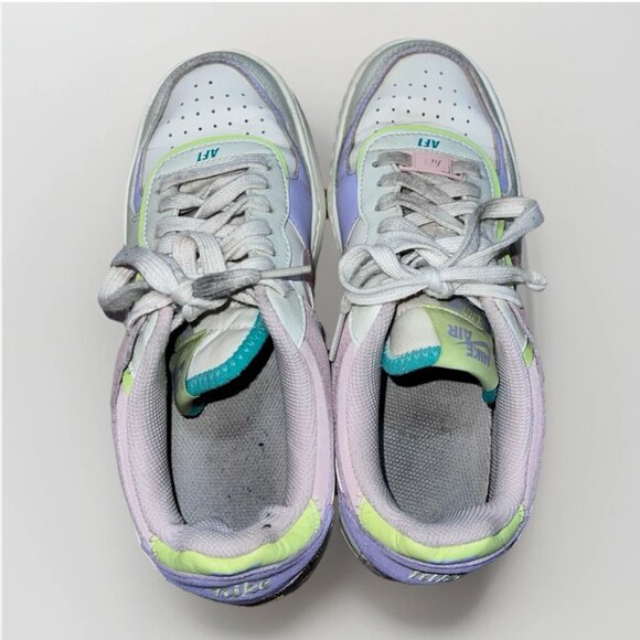 Nike Womens Air Force 1 Shadow CI0919-106 Multicolor Casual Sneakers Sz 7 Pastel - Picture 5 of 14